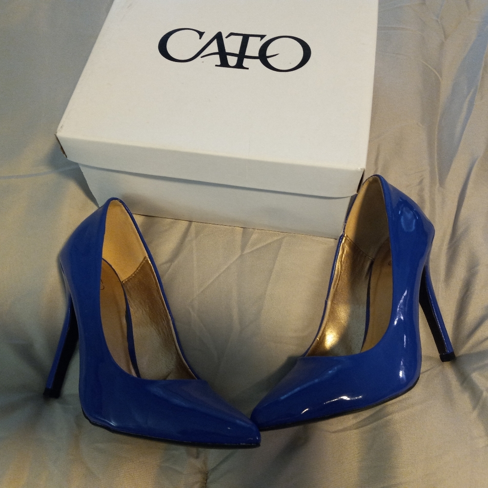 Electric Blue Heels